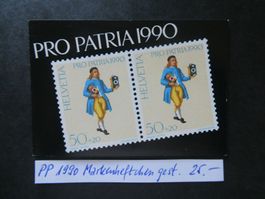 Pro Patria 1990 Markenheftchen gestempelt
