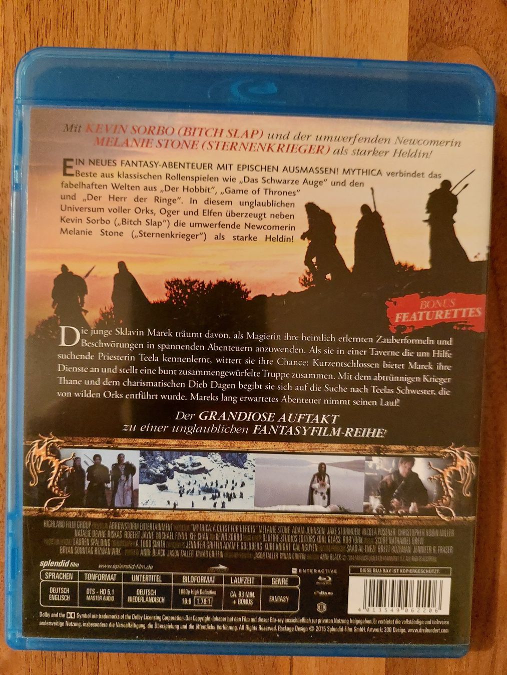 Alle DVDs: Blu Ray - Mythica - Weg der Gefährten – Gebraucht aus Rheinfelden von FilmAuktion 1