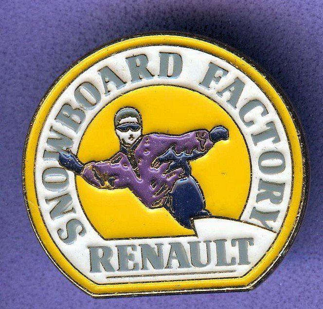 Renault Placchette & Badge: Renault  SNOWBOARD FACTORY – Usato da Winterthur venduto da Sammleroase