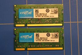 Crucial DDR2 RAM 2x1GB