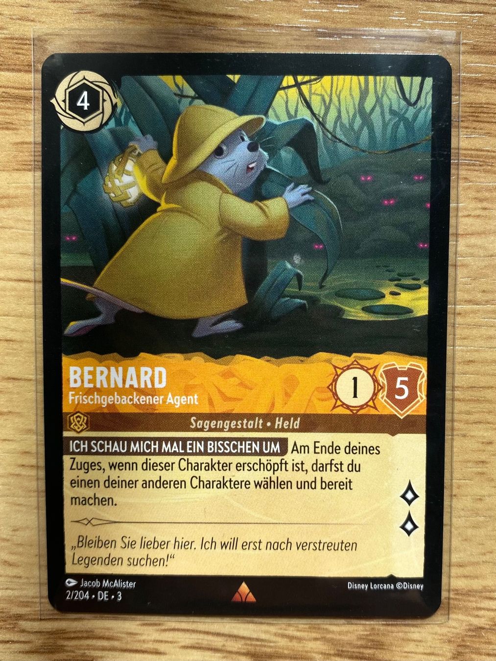 Disney Sammelbilder & Trading cards: Bernard DE 2 Disney Lorcana 3 – Neu (gemäss Beschreibung) aus Rafz von SaintCruz