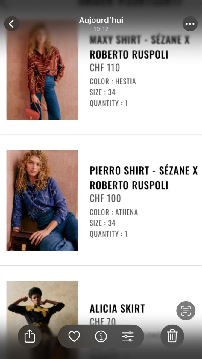 Sezane Camicette: Chemise Pierro XS – Nuovo (secondo la descrizione) da Villars-Tiercelin venduto da gir_7z67 1