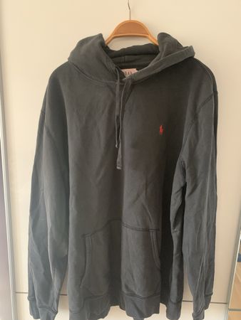 Schwarzer Ralph Lauren Hoodie Grösse XXL Vintage Style