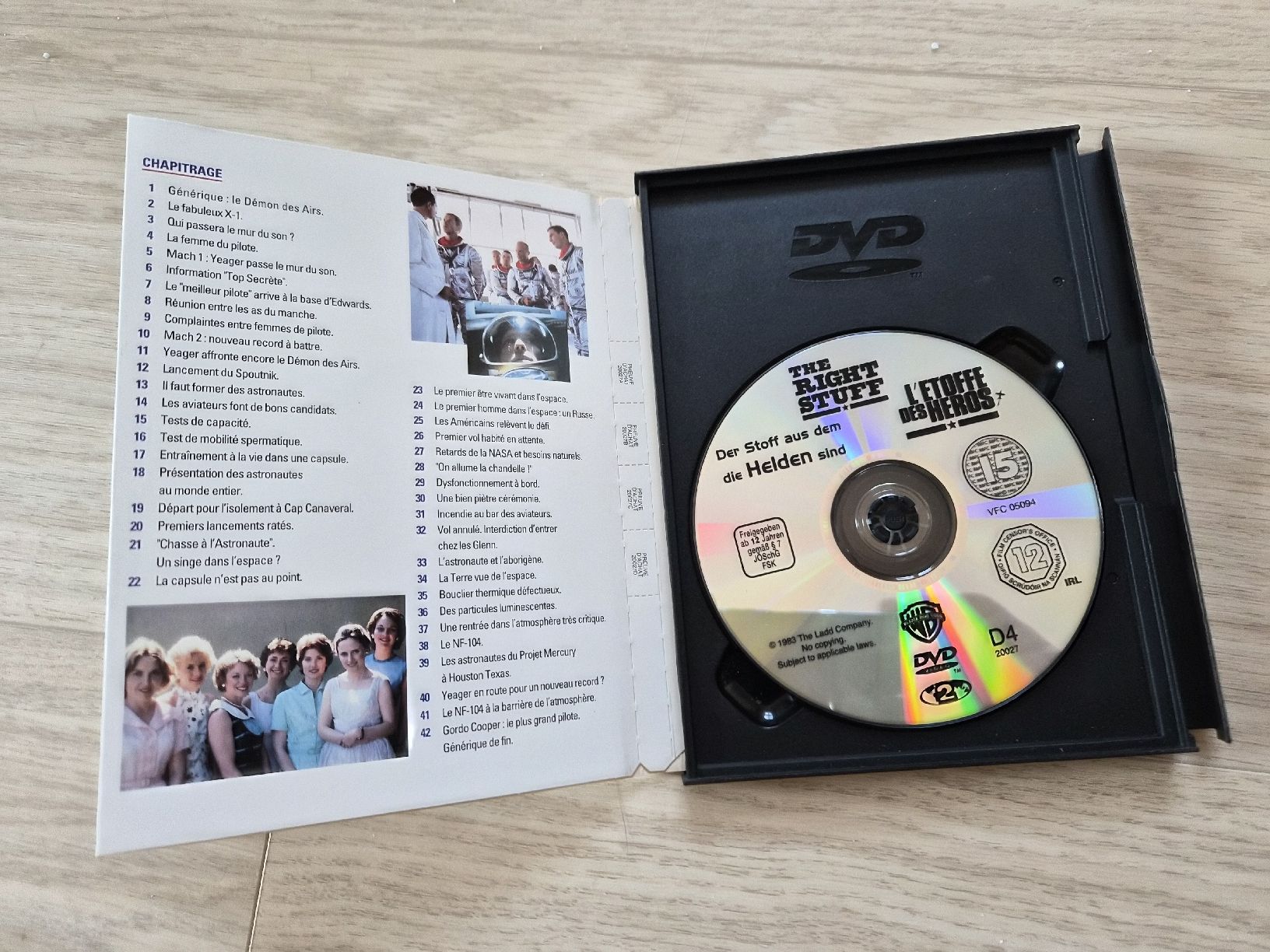 Tutti i DVDs: DVD L'étoffe des héros  – Usato da La Joux FR venduto da car_ck96 1