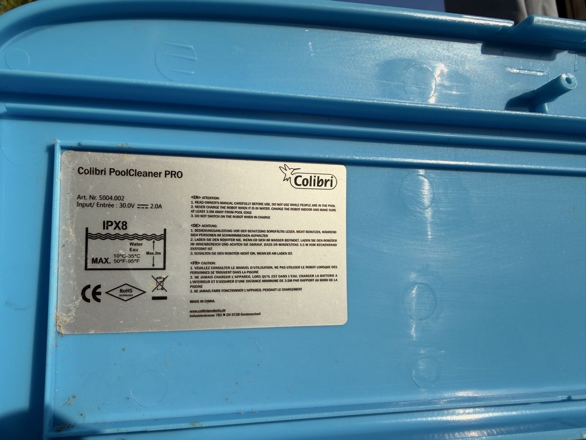 Schwimmbad-Zubehör: Poolroboter Colibri Poolcleaner Pro – Gebraucht aus winkel von Sx250 2