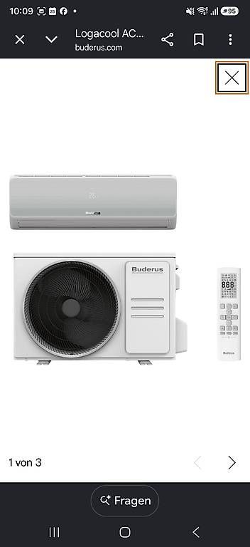 Climatiseurs: Split Klimagerät 3.5 KW Von Buderus – D'occasion à Urtenen-Schönbühl par Babojo