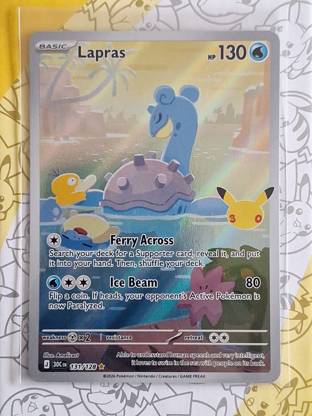 Pokémon Sammelbilder & Trading cards: Lapras - 30th Celebration – Gebraucht aus Altstätten SG von GGsGameshop