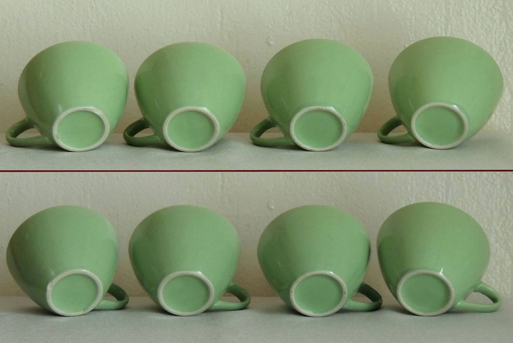 Lot de 5 tasses Melitta vintage années 1970