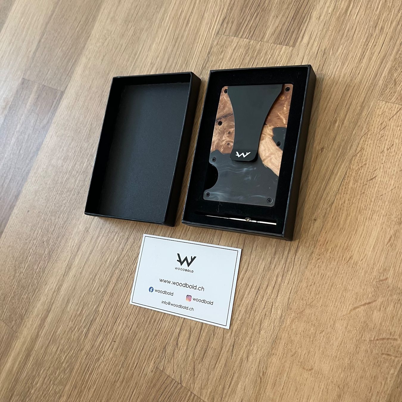 Portafogli: Card Holder, Woodbold – Nuovo e nell'imballaggio originale da Zürich venduto da art_b5qd