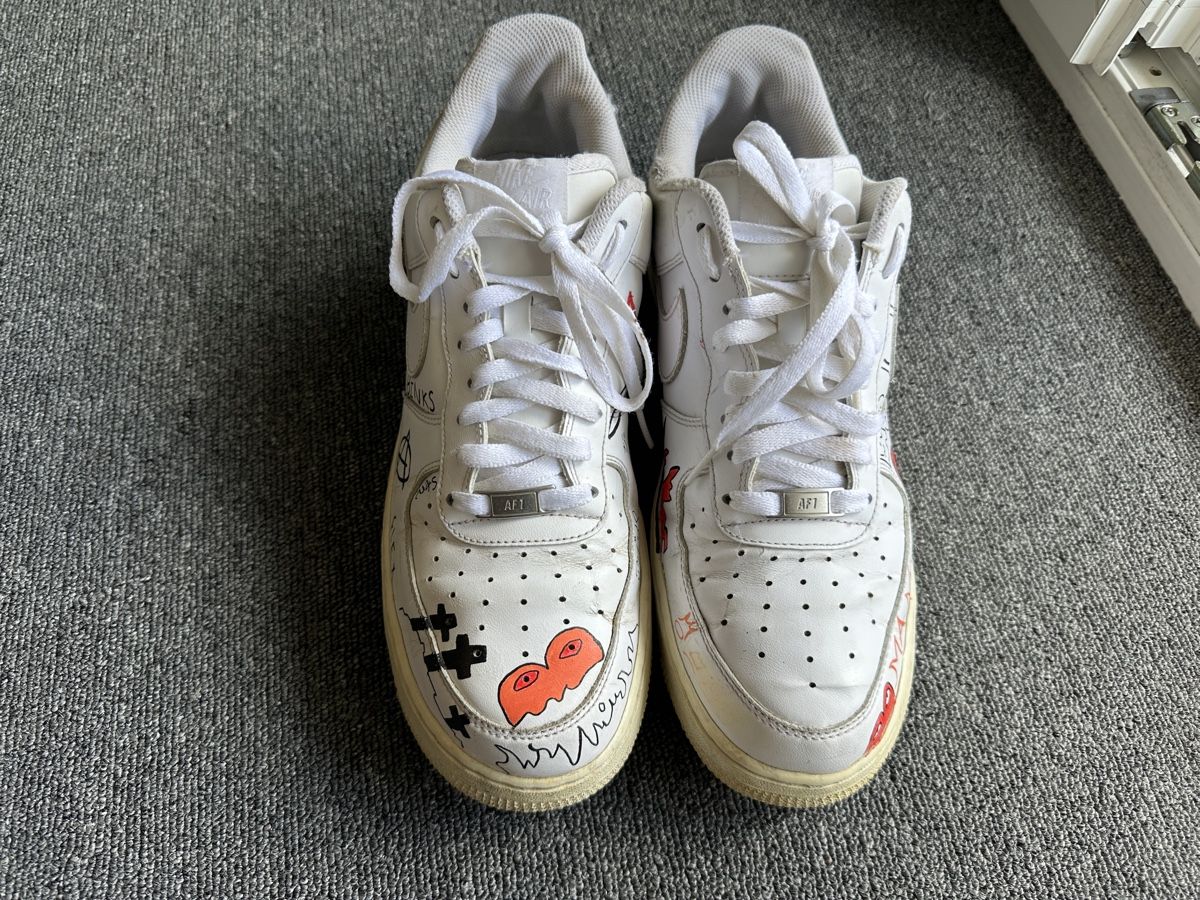 Nike Scarpe da uomo: Nike air Force 1 homme taille 45 blanc – Usato da Bulle venduto da LeMoleson 1