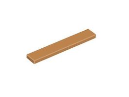 LEGO - 100x Medium Nougat Tile 1x6 / Fliese - 6636 - NEW