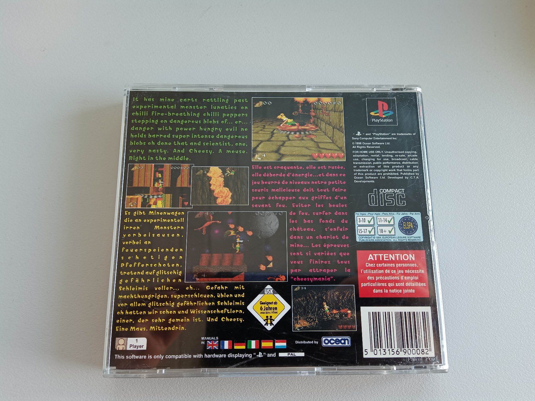 Sony Giochi: Cheesy - PS1 – Usato da Altstätten SG venduto da GGsGameshop 2