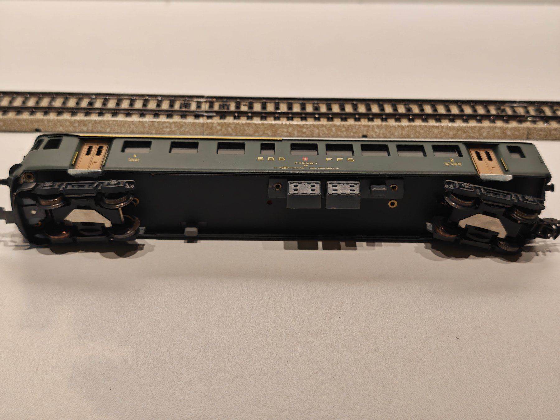 Hag Modellini di ferrovie: Hag 421 + 415 Wagen – Usato da Braunau venduto da Homersimpson 5