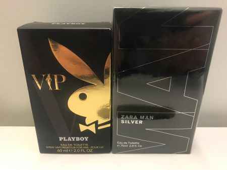 Zara Man Silver 75ml + Playboy Vip 60ml Parfum Set NEU