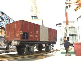 SBB CFF Güterwagen BUCO 8660, Vintage, Spur 0 Top!