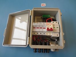 1- 4 String PV Kasten IP65 MC4 Sicherung Überspannungsschutz