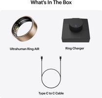 Ultrahuman Ring AIR Fitness Tracker gebraucht Grösse 9 Rose