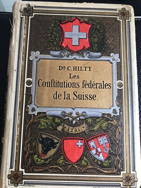Constitutions fédérales de la Suisse 1891 Kaufen auf Ricardo