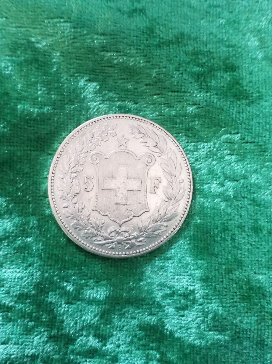 Tutti le monete: CH, 5 Franken /Francs/ Franchi, 1890 – Usato da Gordola venduto da ale_5wbc 6