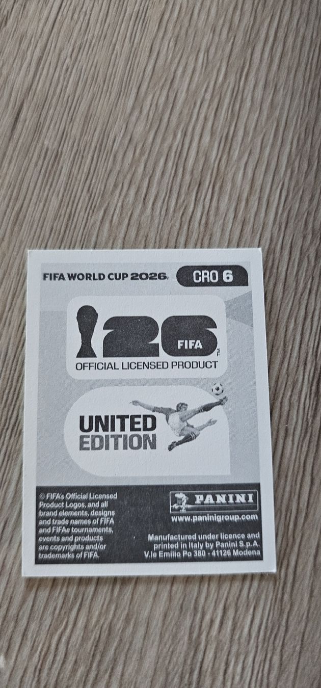 Panini Carte collezionabili: Fifa World Cup Panini CRO 6 – Nuovo e nell'imballaggio originale da Biel VS venduto da volcom8702 1