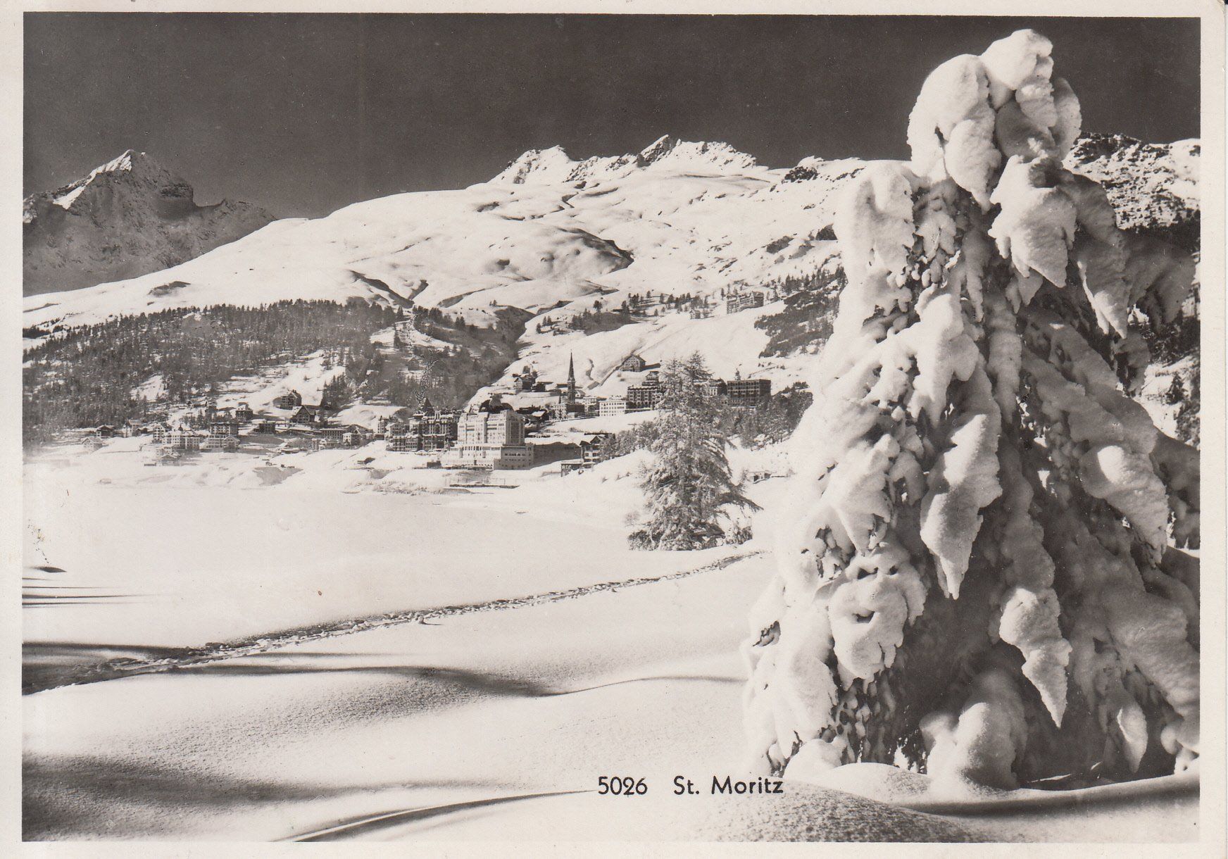Cartoline postali: St. Moritz 1951 – Usato da Bürglen TG venduto da StampGraf