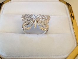 Ring Schmetterling Silber 925 Gr. 54