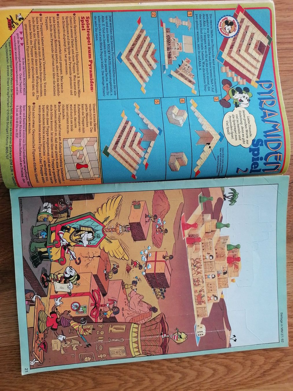 Fumetti: Micky Maus Heft 1982 Nr.27 - mit Beilage – Usato da Basel venduto da vintagecollector 1