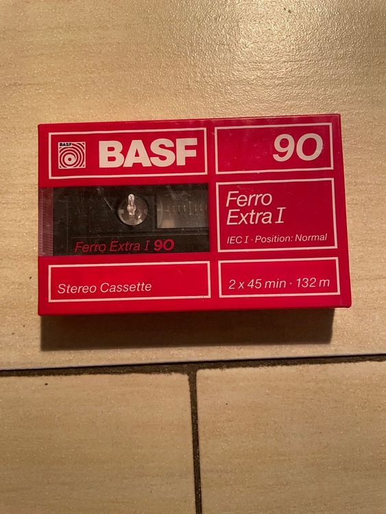 BASF RECORD 1 cassette audio 90 minutes k7 sous blister EUR 12,00