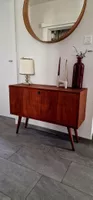 Mid Century Kommode/ Sekretär Vintage Teakholz. Top