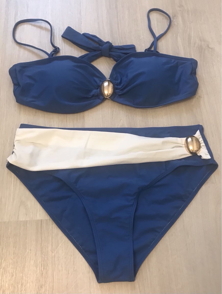 Costumi da bagno & Bikini: Neuer dunkelblauer Sommer Bikini, Grösse XL – Nuovo (secondo la descrizione) da Dübendorf venduto da nela123 2