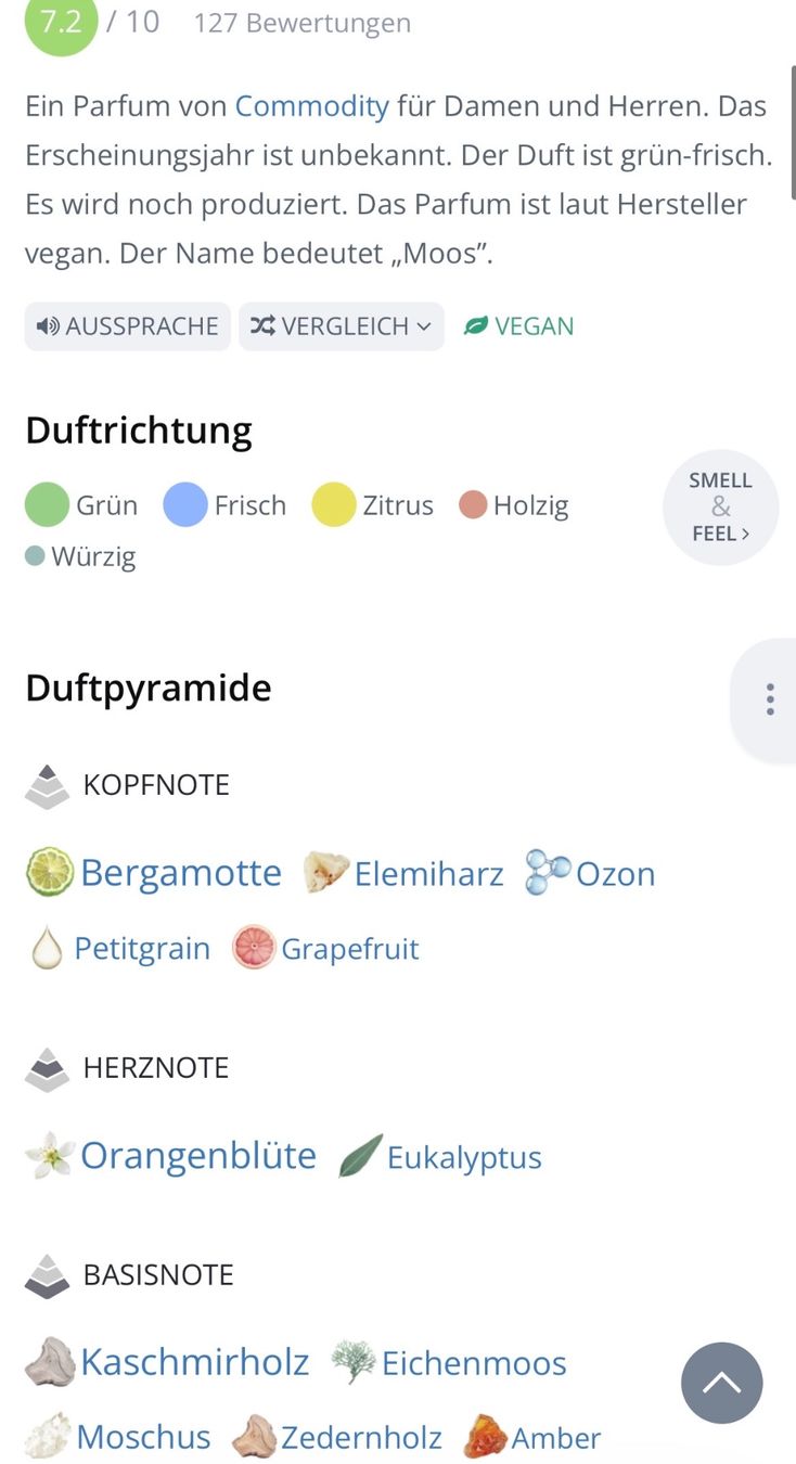 Parfum & Eau de Toilette: Moss Commodity Duftprobe EDP 2ML – Gebraucht aus Zürich von deruja 3
