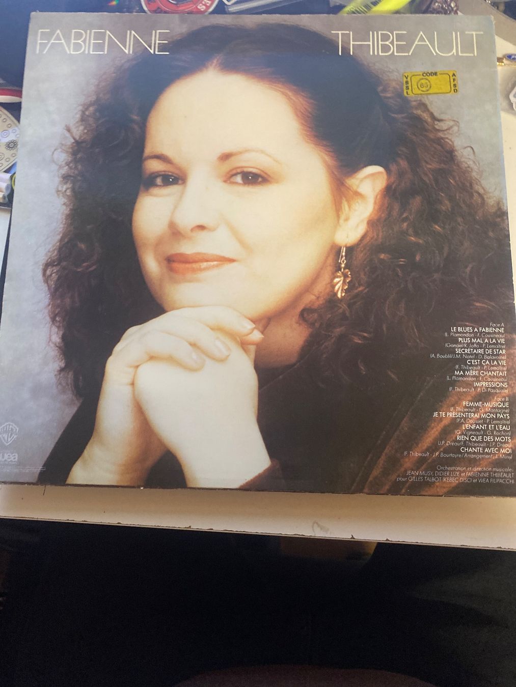 Vinyles: Fabienne Thibeault - Le blues à Fabienne, vinyle 33 T – D'occasion à Le Brassus par cinema13 1