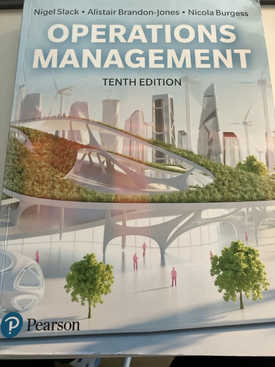 Libri: Operations Management - Slack, 10. Edition, Top Zustand! – Usato da Oberrieden venduto da MarkF1
