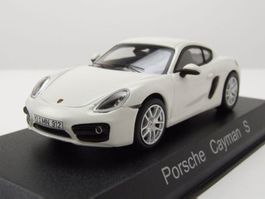 Porsche Cayman S 987c 2009-2013 Carrera weiss 1:43 von NOREV