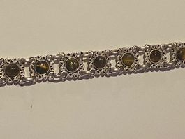 Silber Armband Tiger Auge