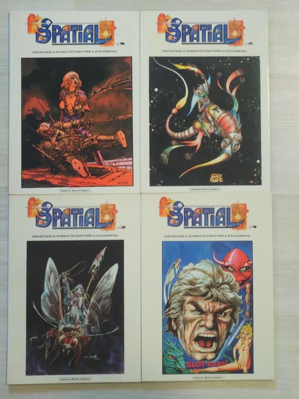 Comics:  Spatial 1-4 Fantastique SF TBE  – Gebraucht aus Farvagny-le-Grand von LaCaverne