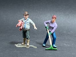 Schleich Bauer und Bäuerin Figuren Mensch Bauernhof