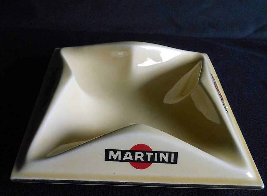 Portacenere: Cendrier vintage Martini – Usato da Biel/Bienne venduto da Todt01