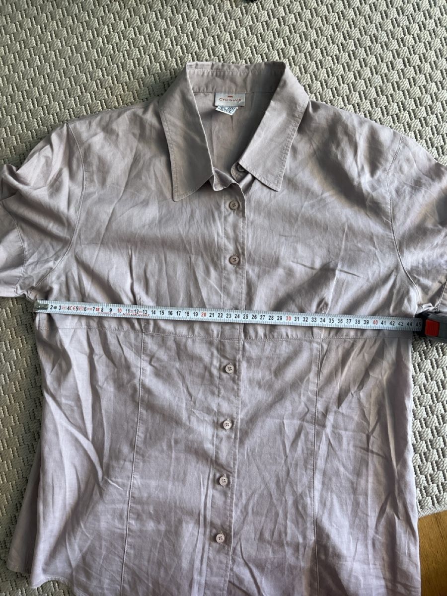 Cyrillus Camicette: Bluse kurzarm, Flieder, Cyrillus, 40 – Usato da Solothurn venduto da Bobesch08 5