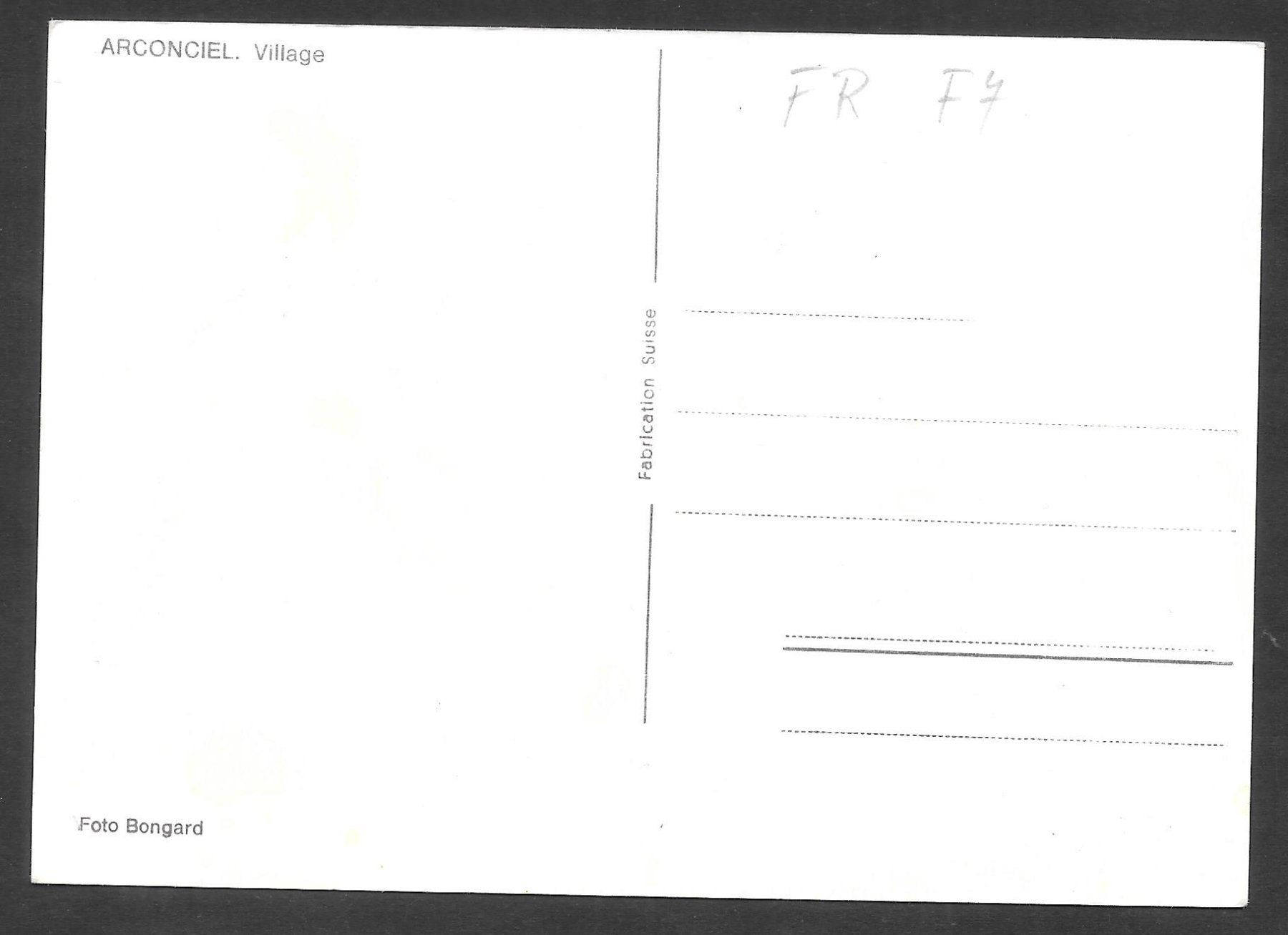 Cartoline postali: Arconciel Village – Usato da Olten venduto da clotaldi 1