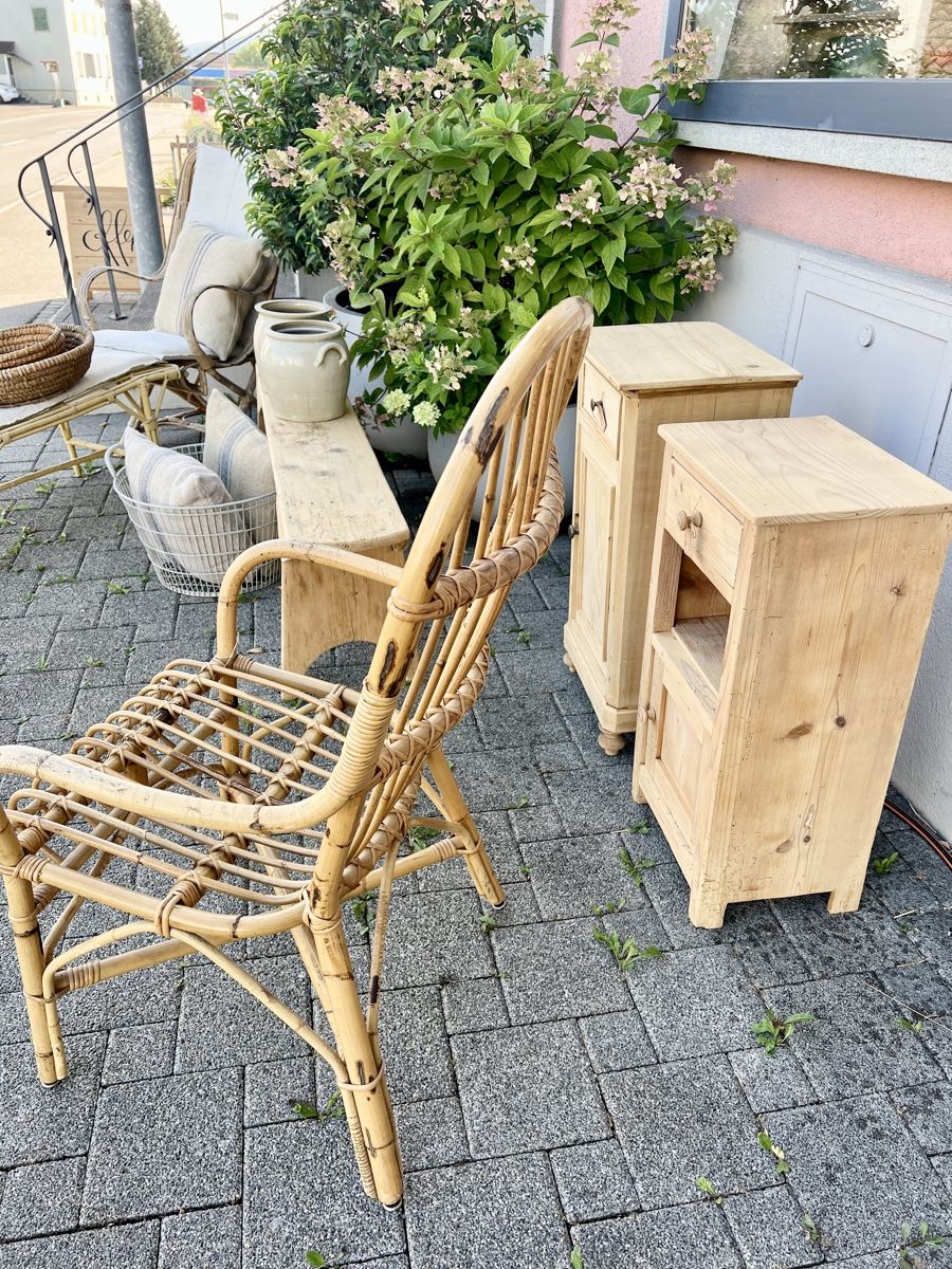 Fauteuils: Rattansessel Bambussesse – D'occasion à Sirnach par dasrosahaus 1