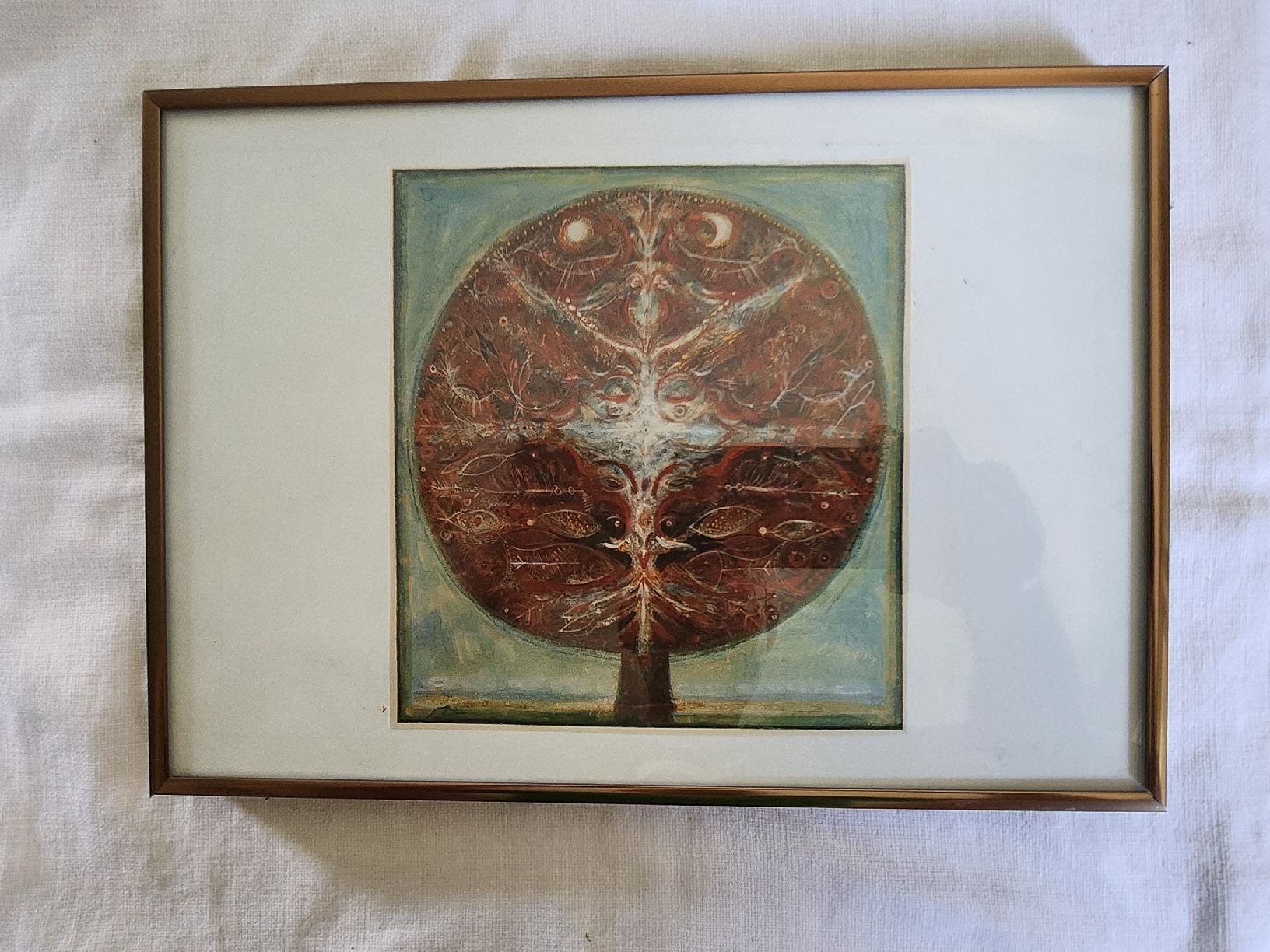 Foto & Immagini: Mystischer Lebensbaum – Kunstdruck gerahmt – Usato da Zürich venduto da BAENZERINO