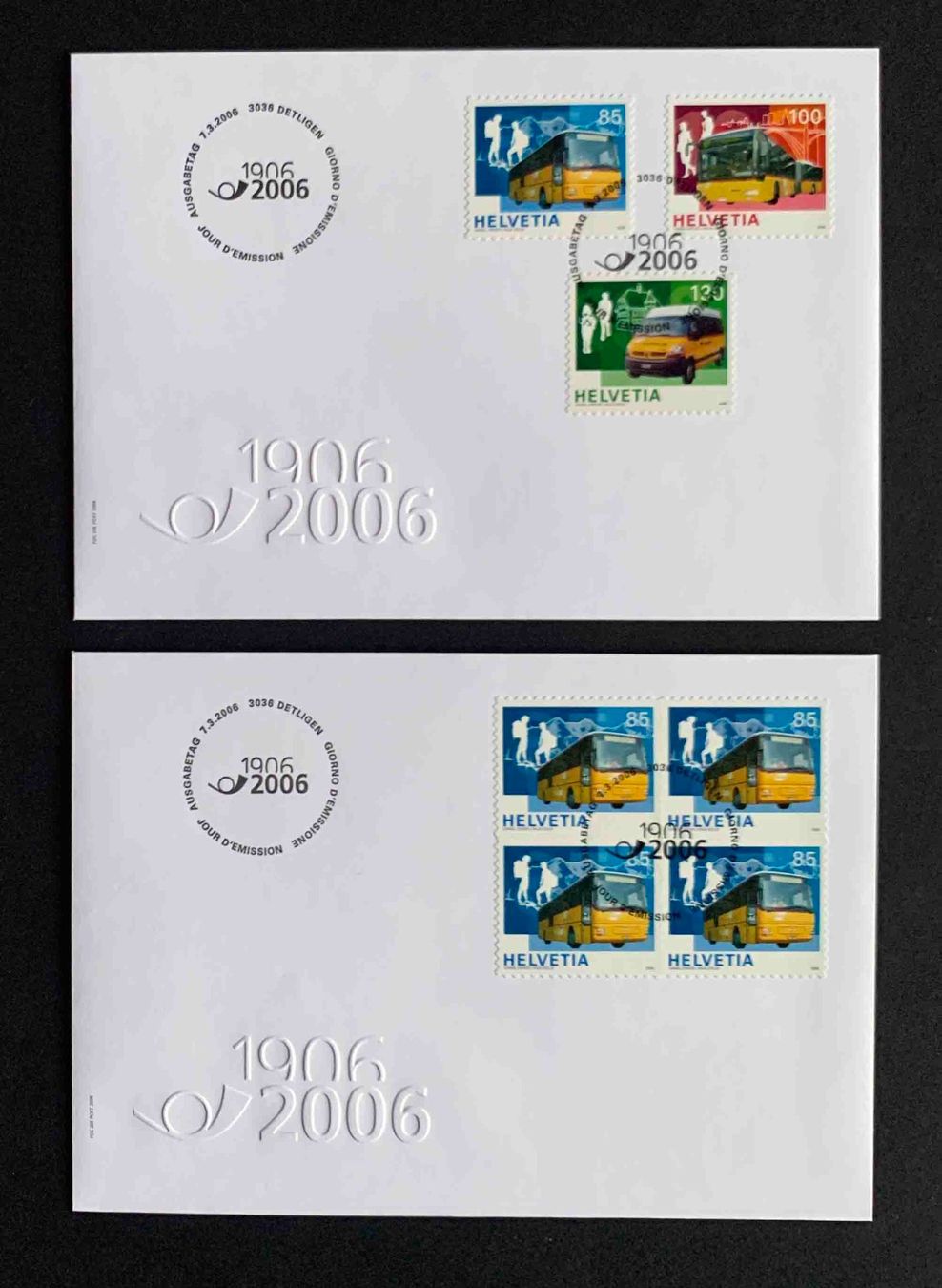 Tutti i francobolli: FDC 100 Jahre Post Auto Schweiz – Usato da Goldau venduto da Balkonia09