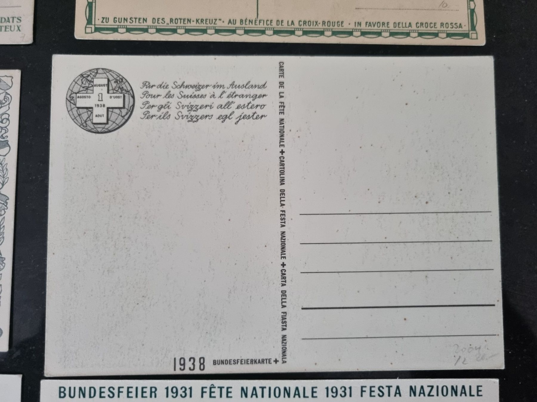 Tutti i francobolli: Lot mit 6 ungebrauchten Bundesfeierkarten – Nuovo (secondo la descrizione) da Gümligen venduto da Geniusbuy 4