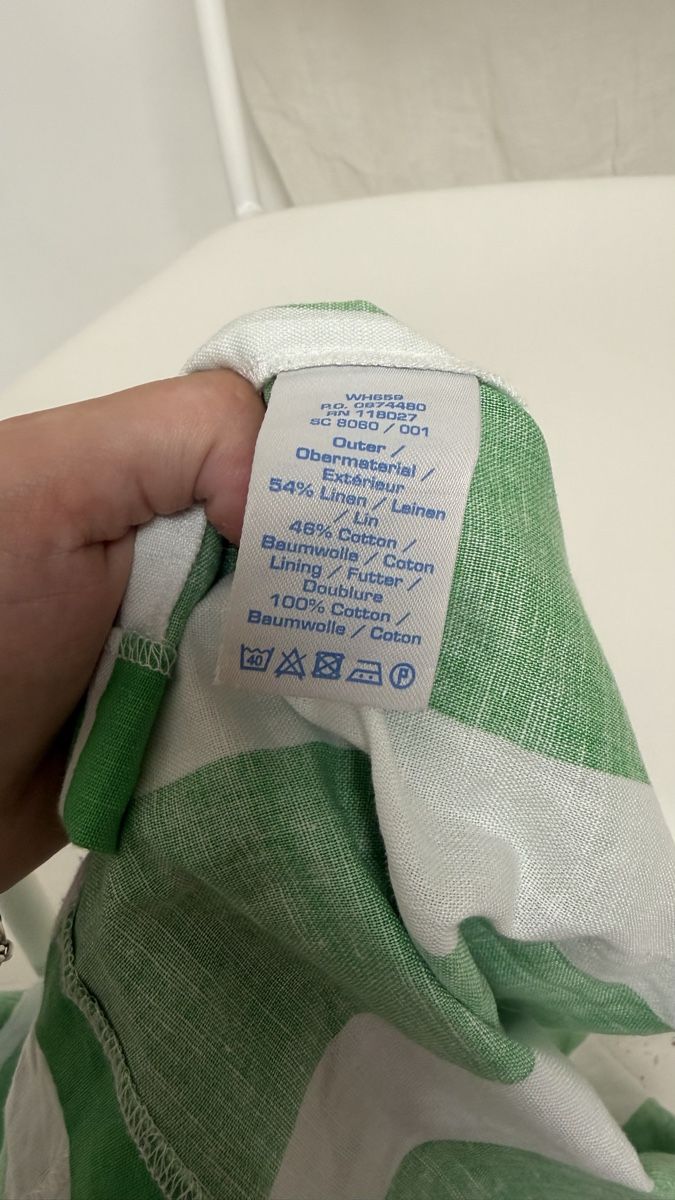 Kleider: Green linen blend dress – Gebraucht aus Knonau von Grapesvintage 1