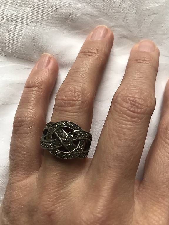 Ringe: Silberring mit Markasiten – Gebraucht aus Zürich von kel_x6fk