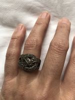 Silberring mit Markasiten