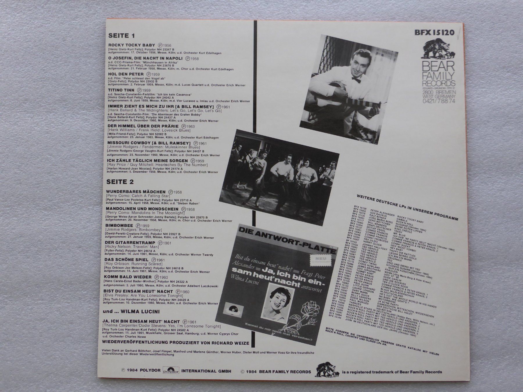 Dischi in vinile: VINYL  LP   PETER ALEXANDER – Usato da Küssnacht am Rigi venduto da Sunnestrahl 3