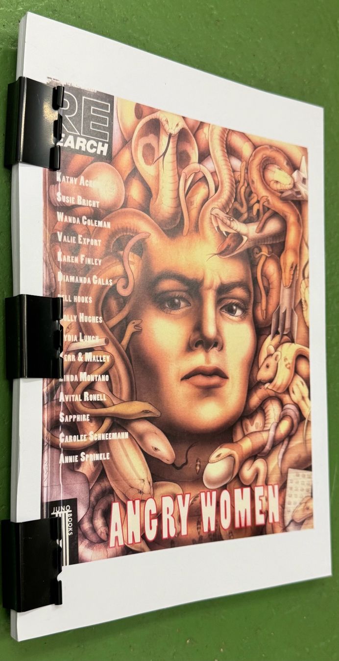 Bücher: RE/Search Angry Women mit Kathy Acker – Gebraucht aus Basel von Ostschweiz06 1