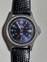 Montre Swiss Military 50m etanche cuir noir occasion